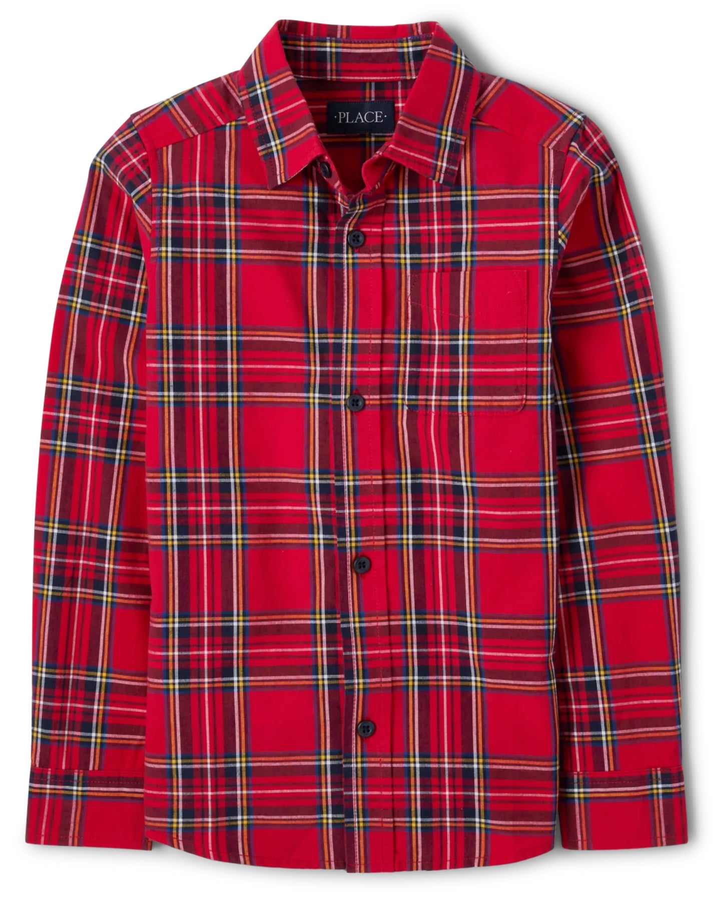 Camisa roja cuadros Childrens place niño formal ROJO NEGRO AMARILLO 88678384