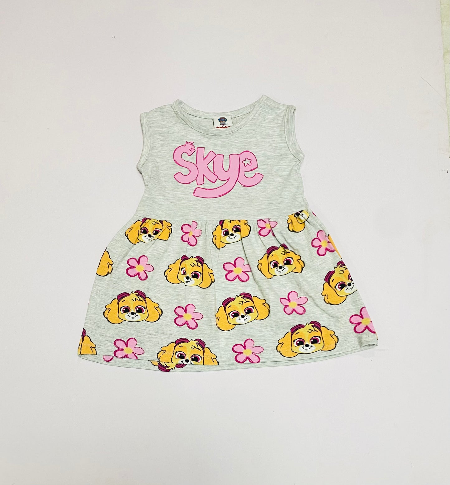 Vestido gris Skye paw patrol niña N10-PWG-102B