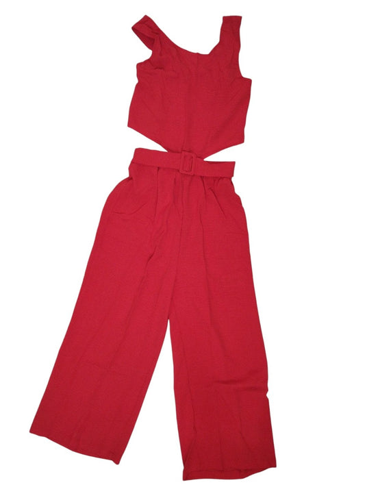 Set 2 piezas niña rojo pantalón camisa Chic mi CGJ1208-15