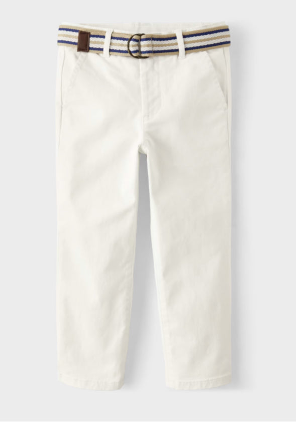 Pantalon blanco faja Gymboree niño