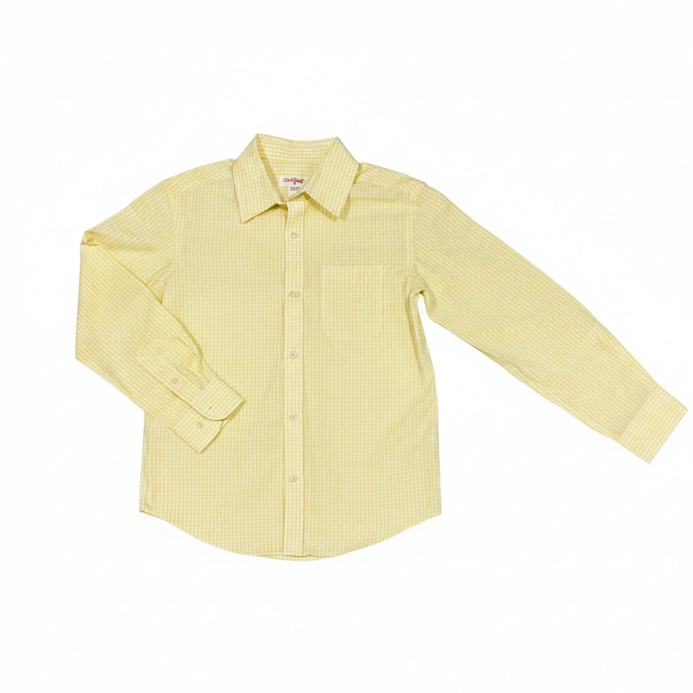 Camisa formal amarilla cat & jack niño