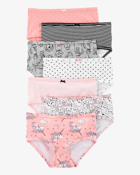 Set 7 paquete ropa interior niña Carters 3H741610