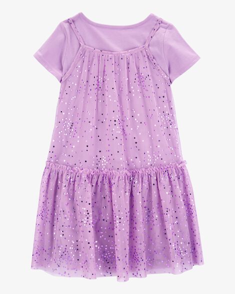 Vestido morado niña grande Carters 85632752