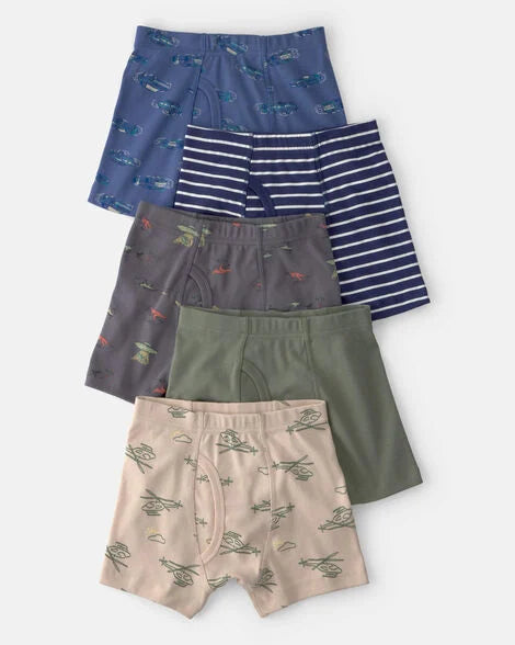 Set 5 boxer ropa interior niño dinosaurio Carters 3V005910
