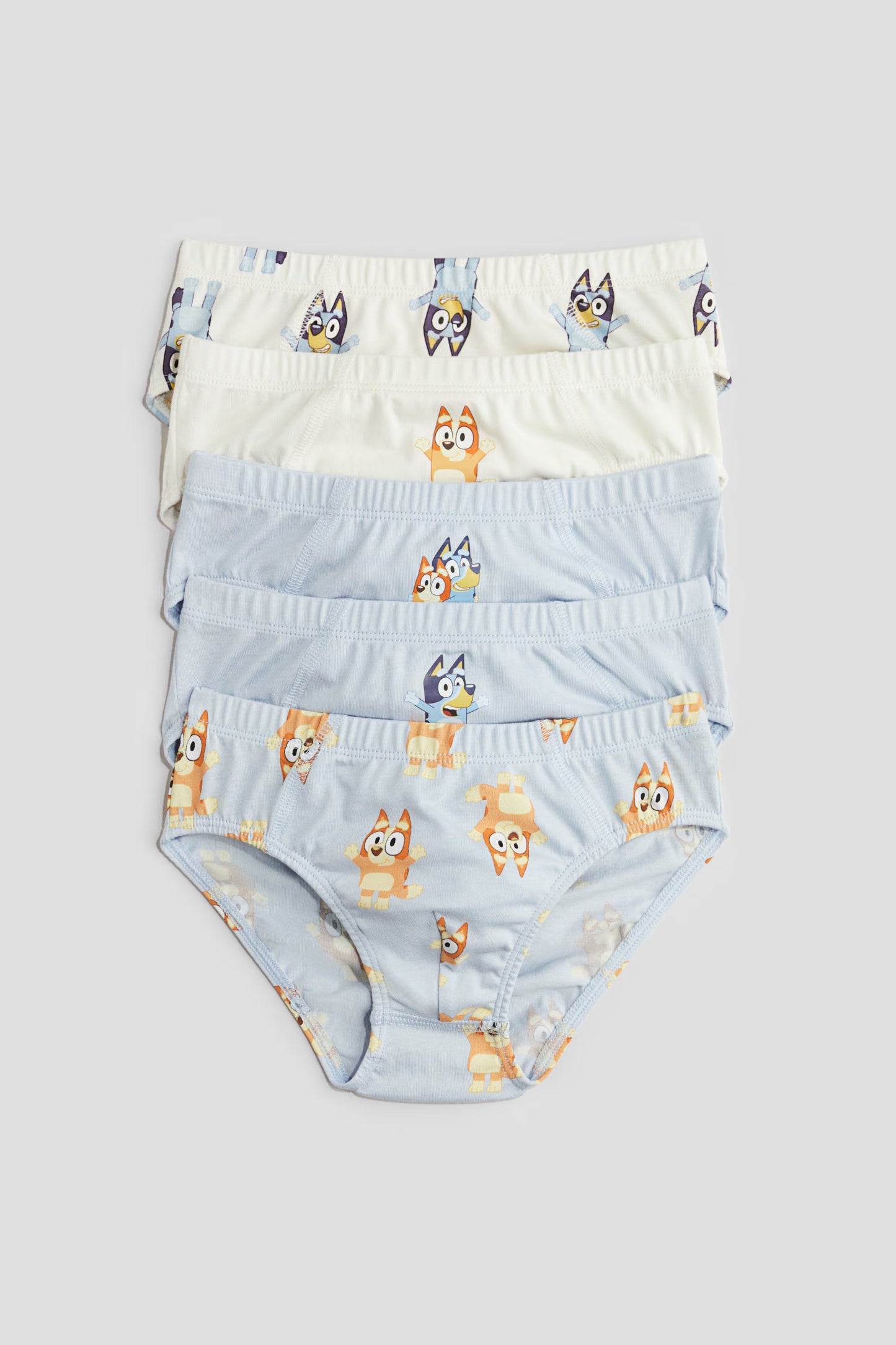 Set 5 calzoncillos ropa interior Bluey azul H&M 0962863043