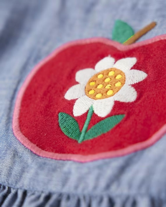 Vestido jeans manzana niña Gymboree