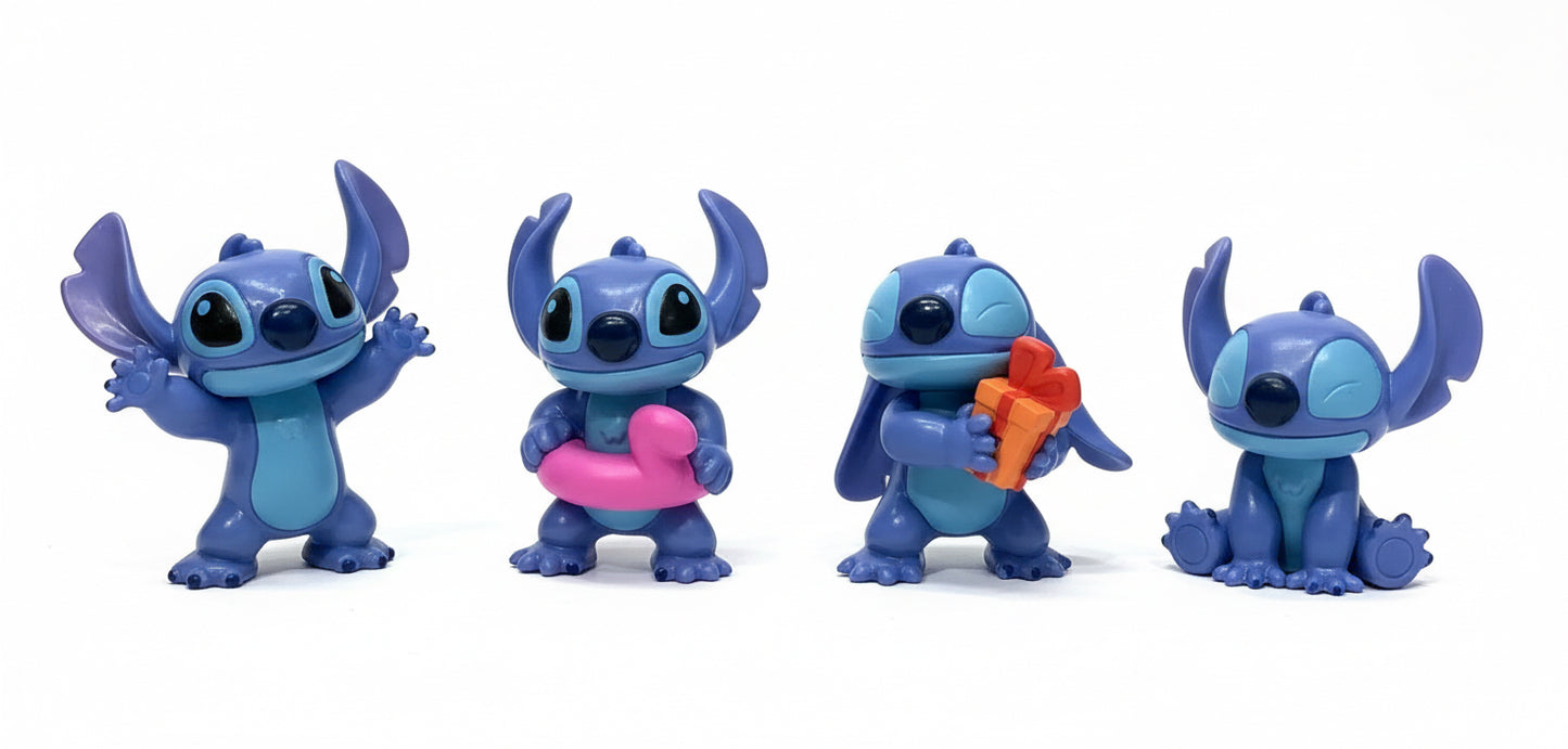 Juguete figura Stitch set 4 piezas DT-STI3-04S 590490390