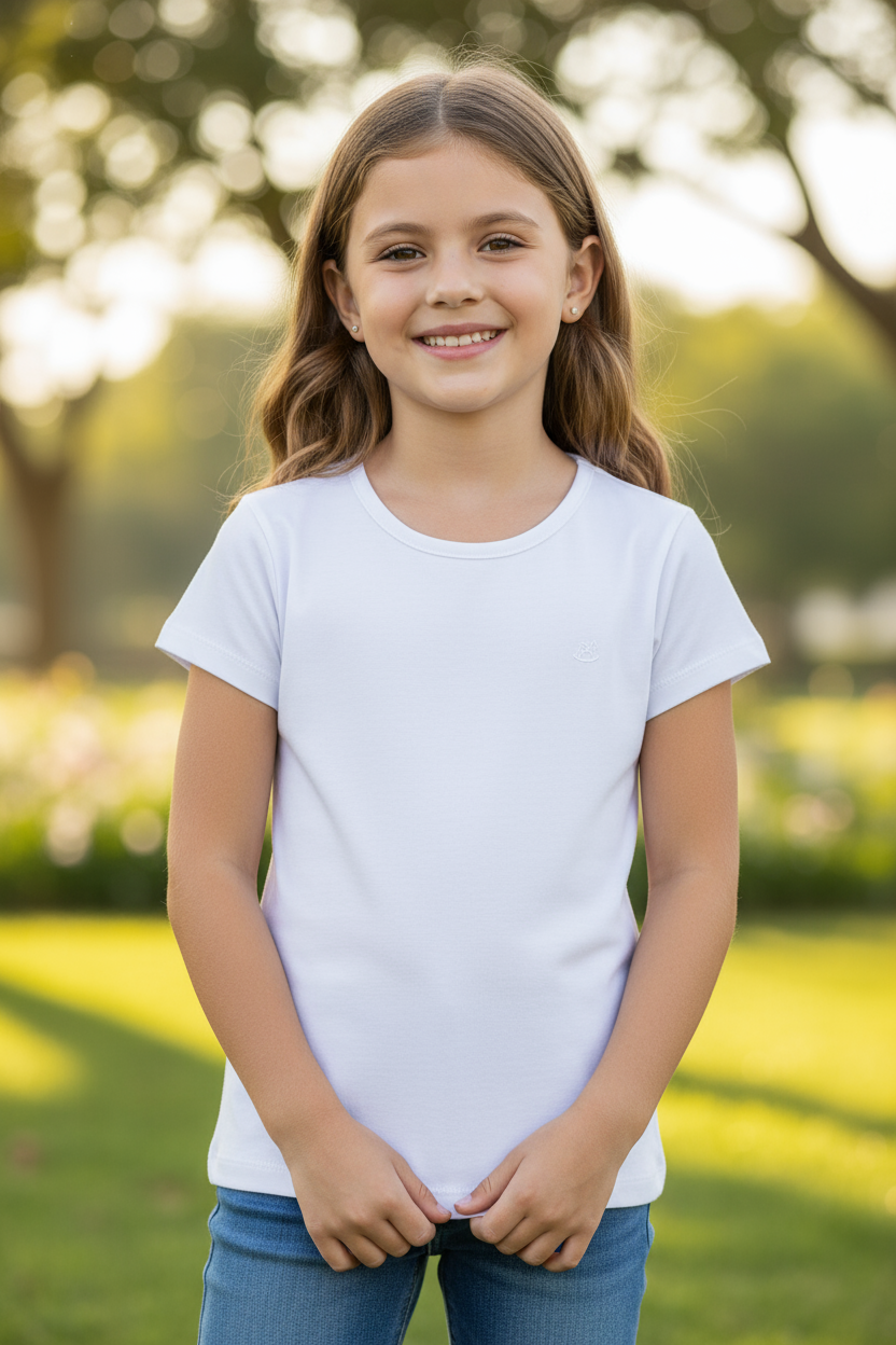 Camisa blusa niña blanca Up Baby 45376-000101