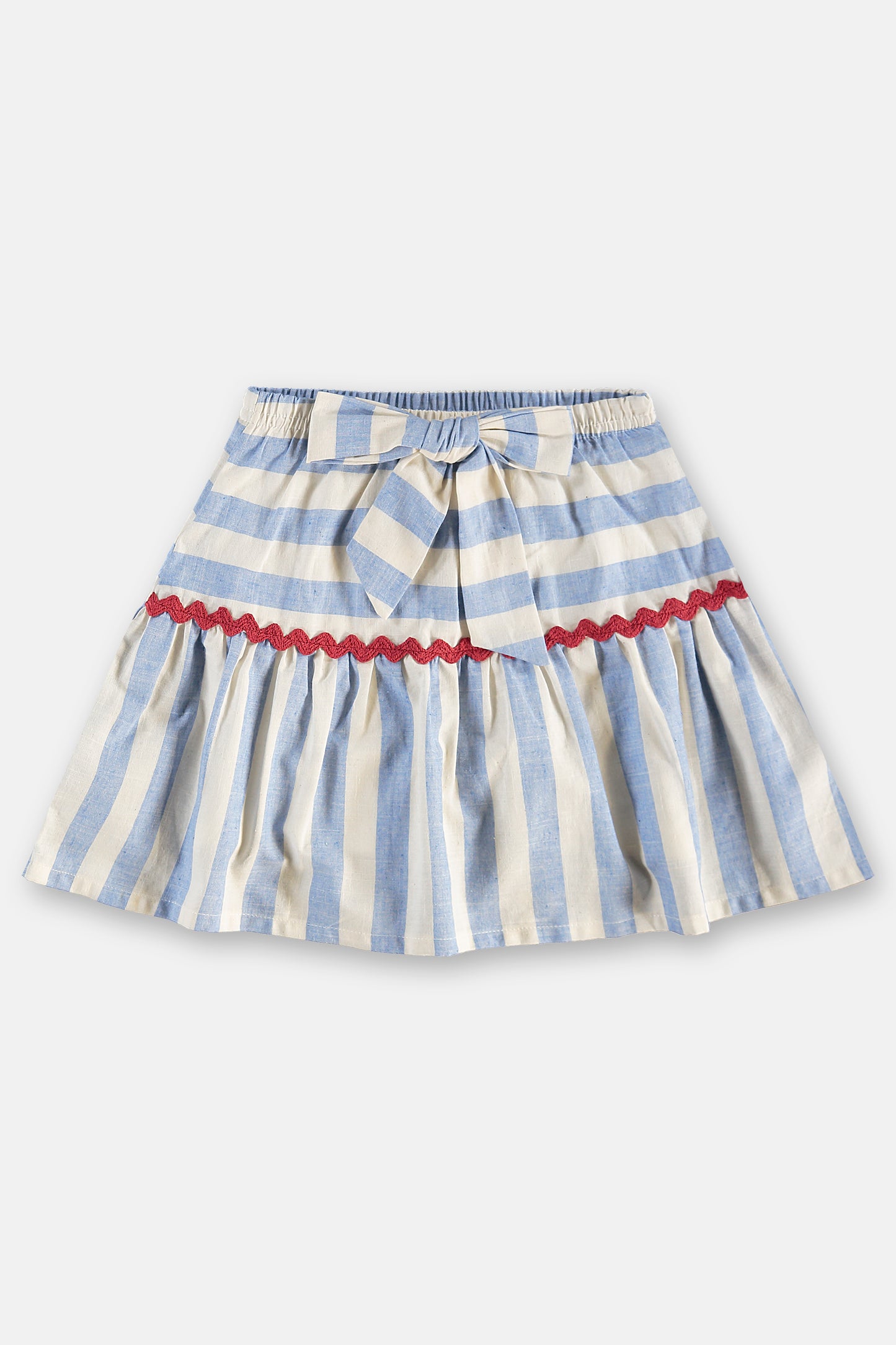 Set conjunto camisa blanca cerezas falda azul Up Baby 46305-000106