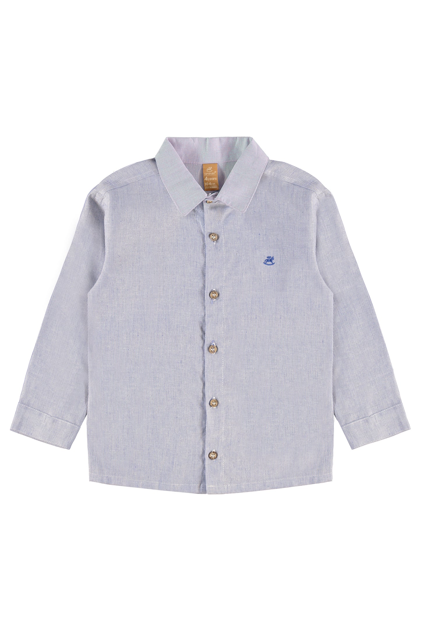 Camisa líneas azul  formal niño Up Baby 46339-184022