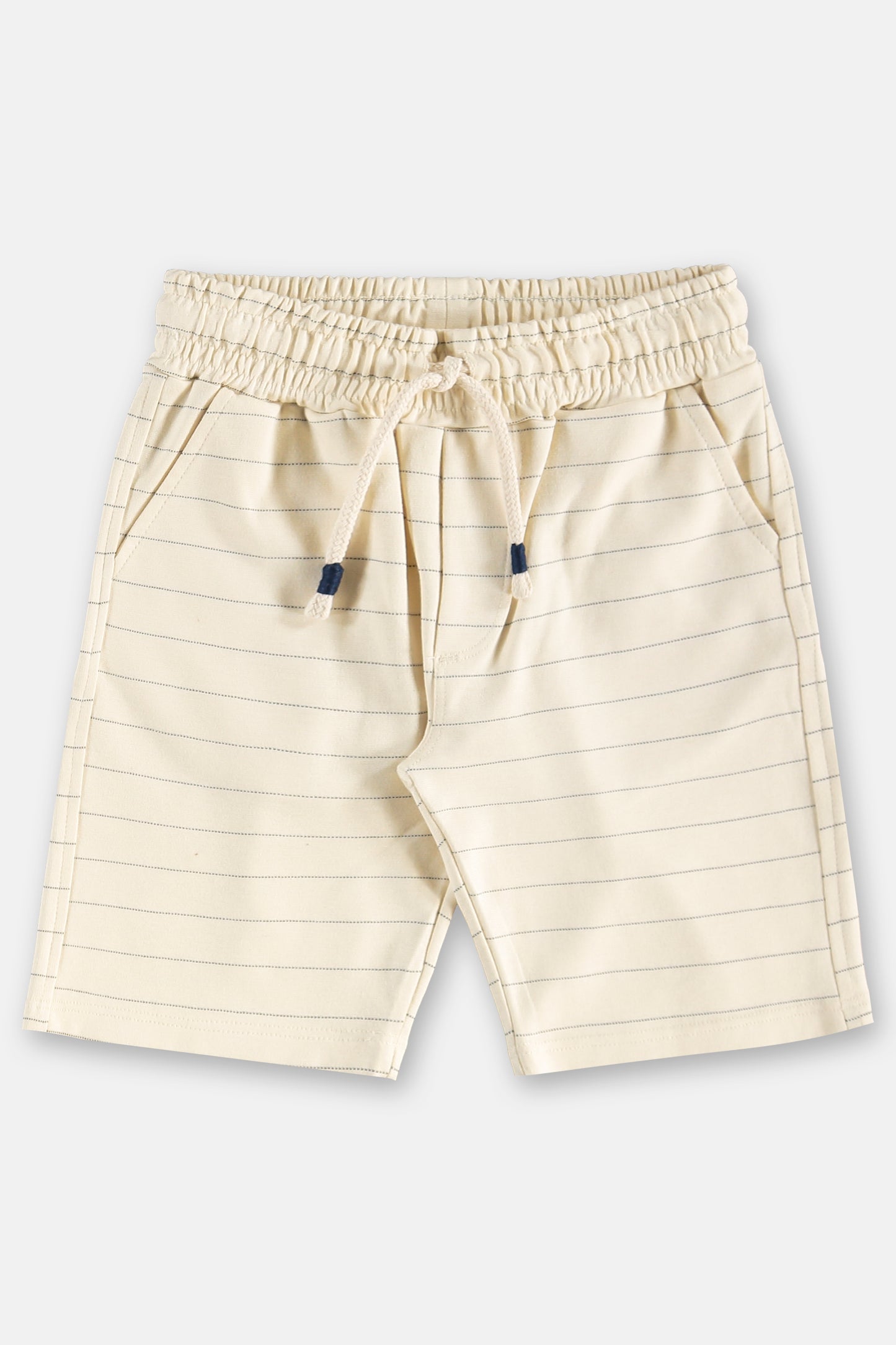 Set conjunto niño camisa azul short beige 46352-193921