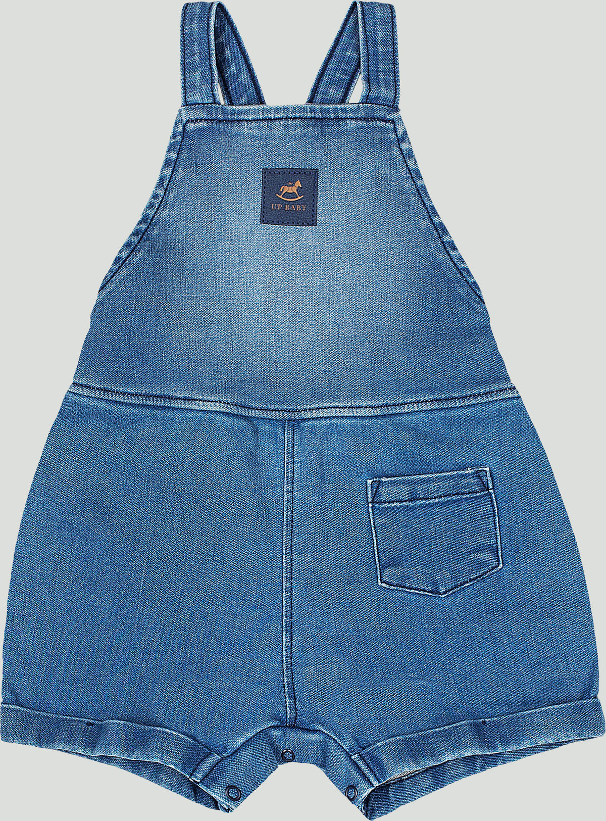 Set 2 piezas mameluco overall jeans bebe niño niña Up Baby 46993-193921