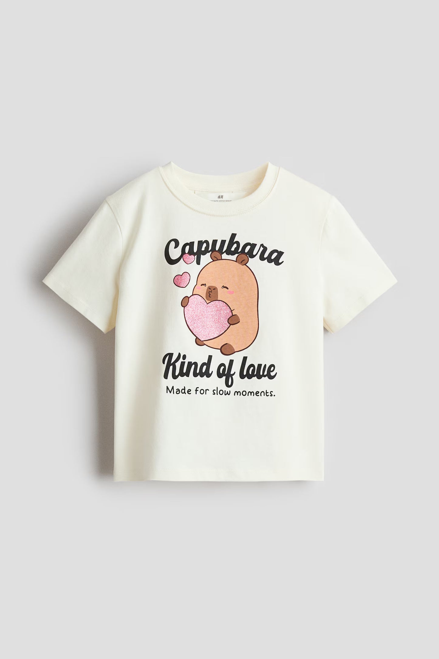 Camisa blanca capibara niña H&M 1334946007
