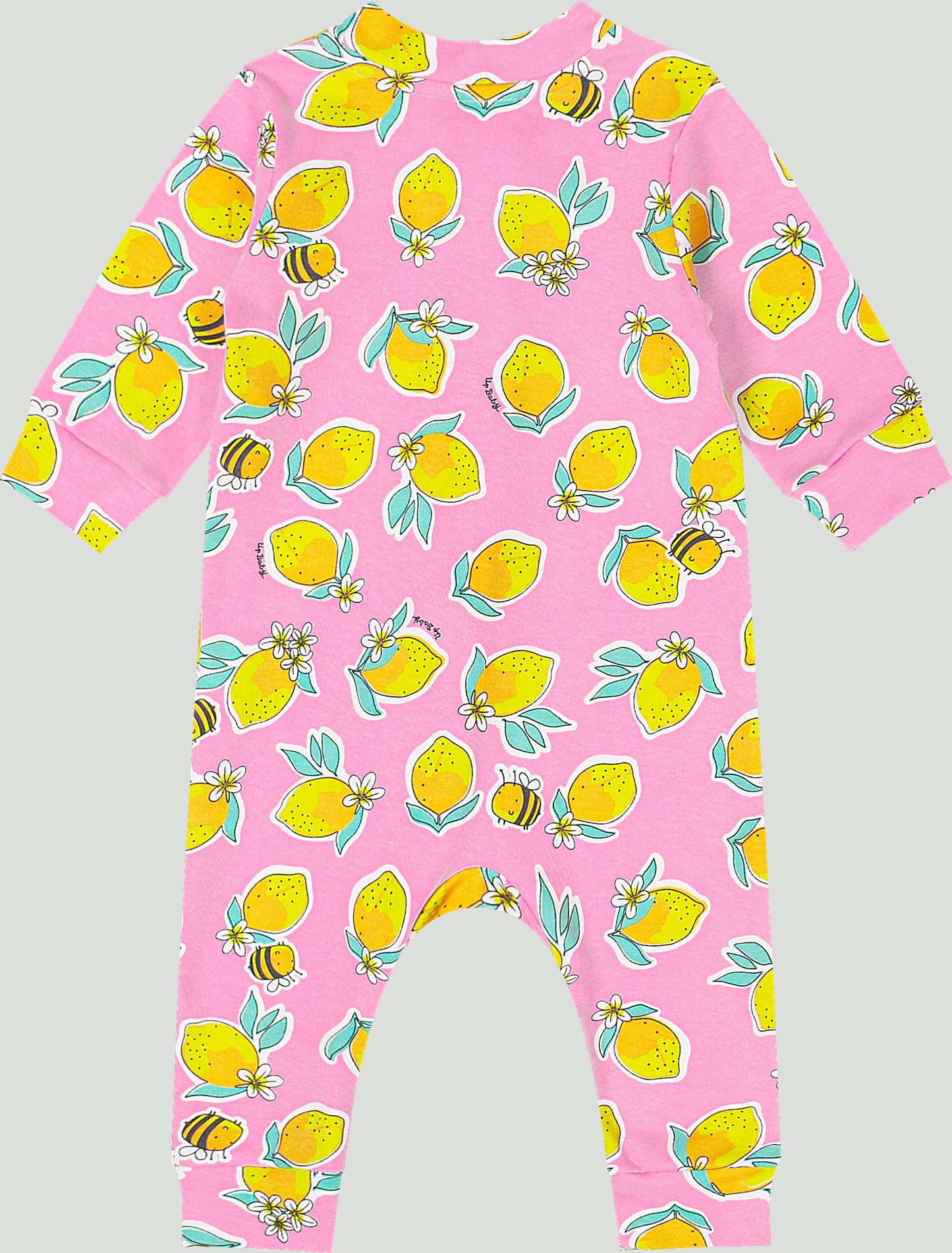 Pijama mameluco limones rosados bebe niña Up Baby 47023-AB2536