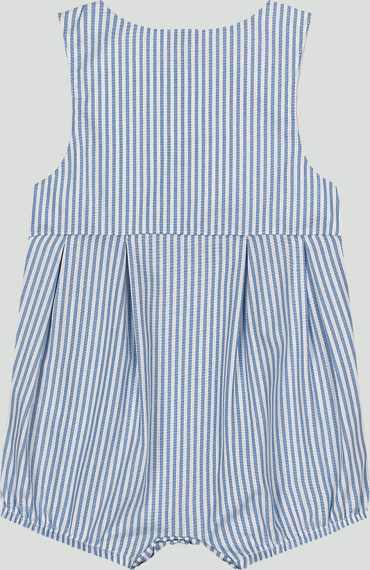 Set conjunto camisa mameluco blanco overall azul bebe niño niña Up Baby 47072-154031 Coello español