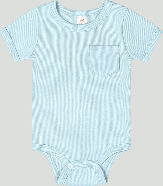 Set conjunto 2 piezas mameluco short azul celeste bebe niño niña Up Baby 47130-124202