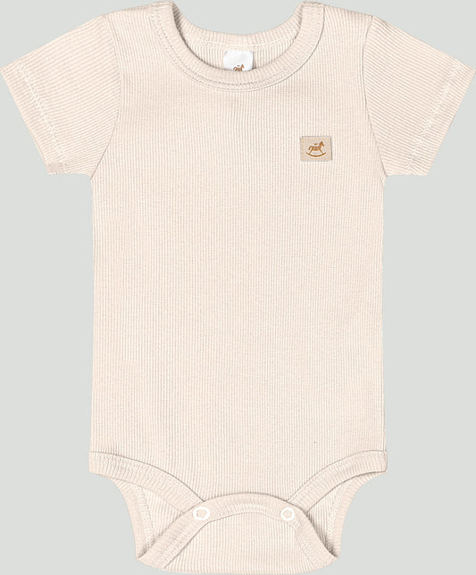 Set conjunto 2 piezas mameluco pantalón beige bebe niña Up Baby 47131-120304 salida hospital