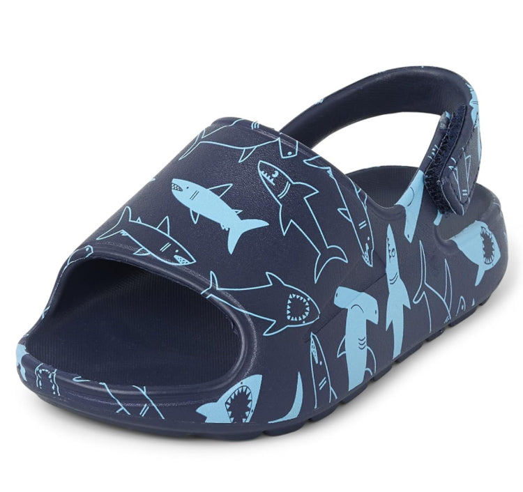 Sandalia azul tiburones niño childrens place