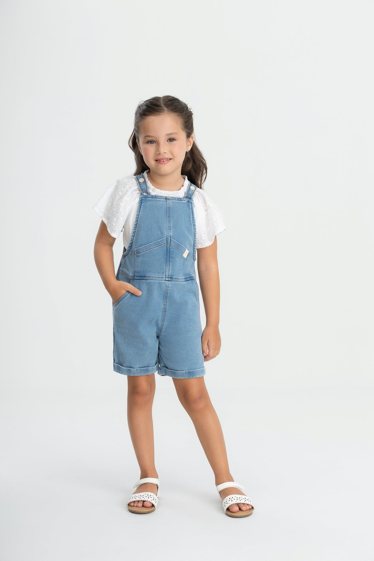 Overall azul jeans unisex niña niño Up Baby 47220-154312e