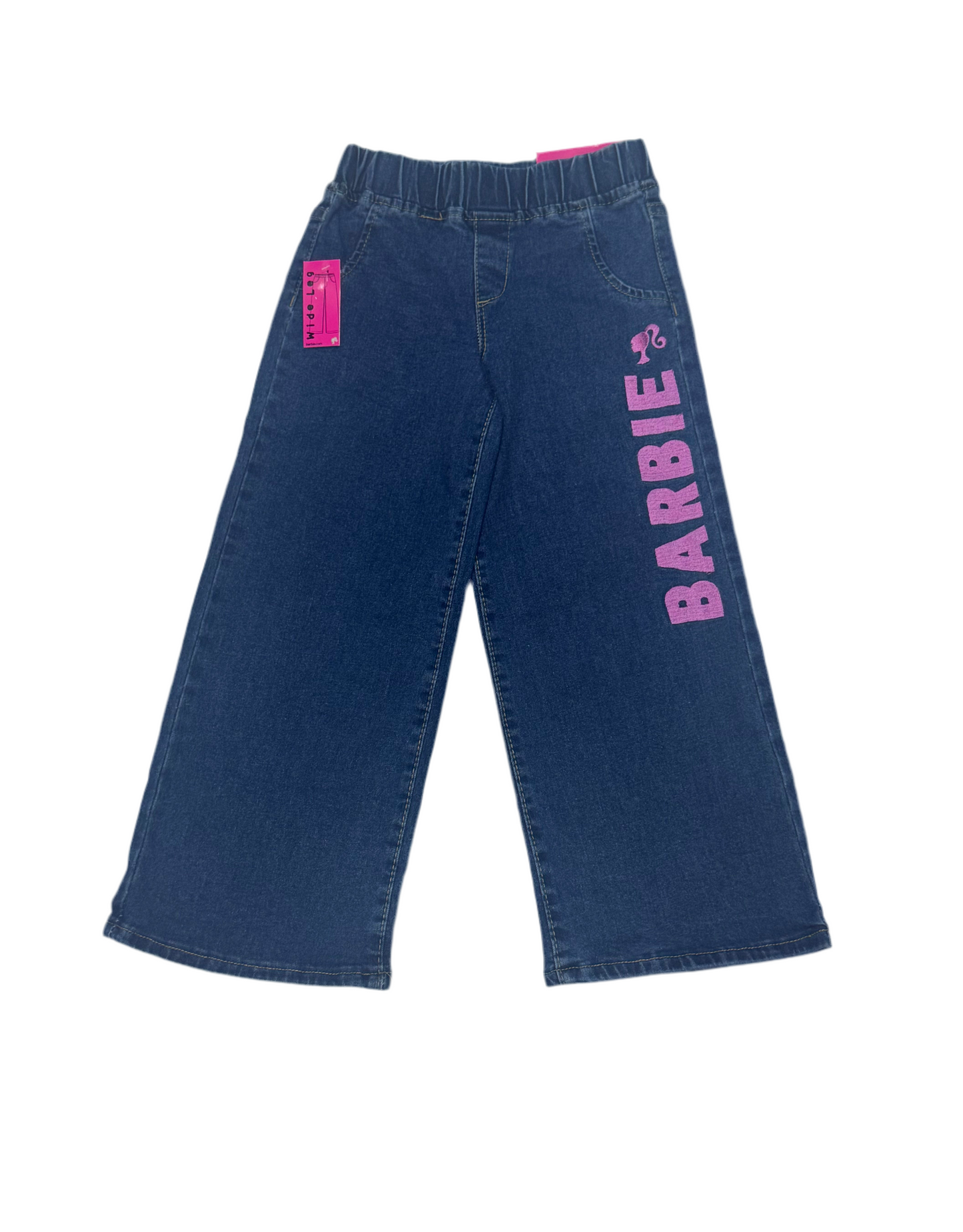 Pantalon jeans azul oscuro niña Barbie Disney BA-89978