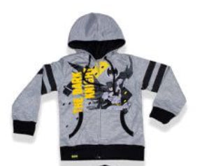 Sueter sudadera hoodie gris Batman niño C1-BA-109N 590490