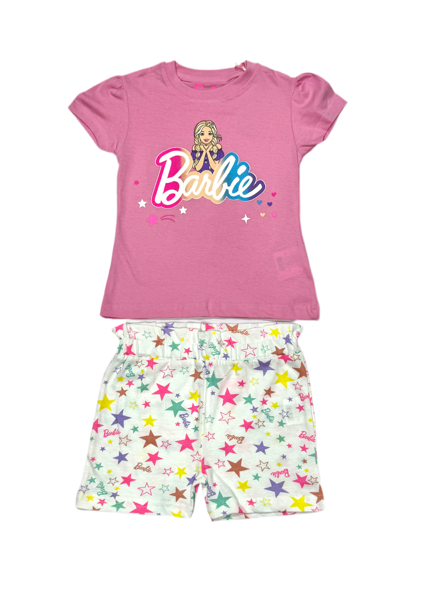 Pijama rosada niña Barbie Disney BA-89966