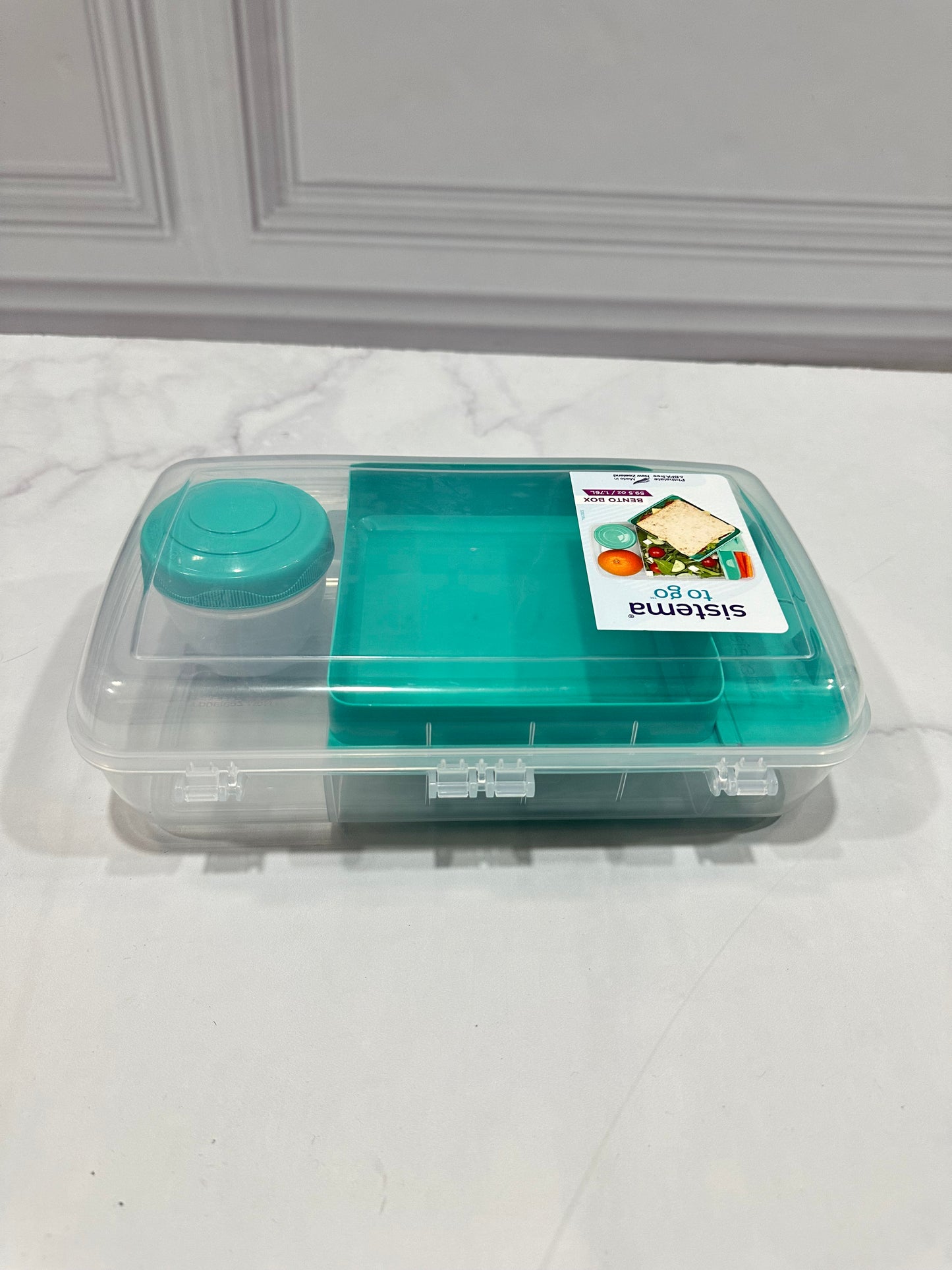 Contenedor para comida y lonchera sistema to go 59.5 oz bento
