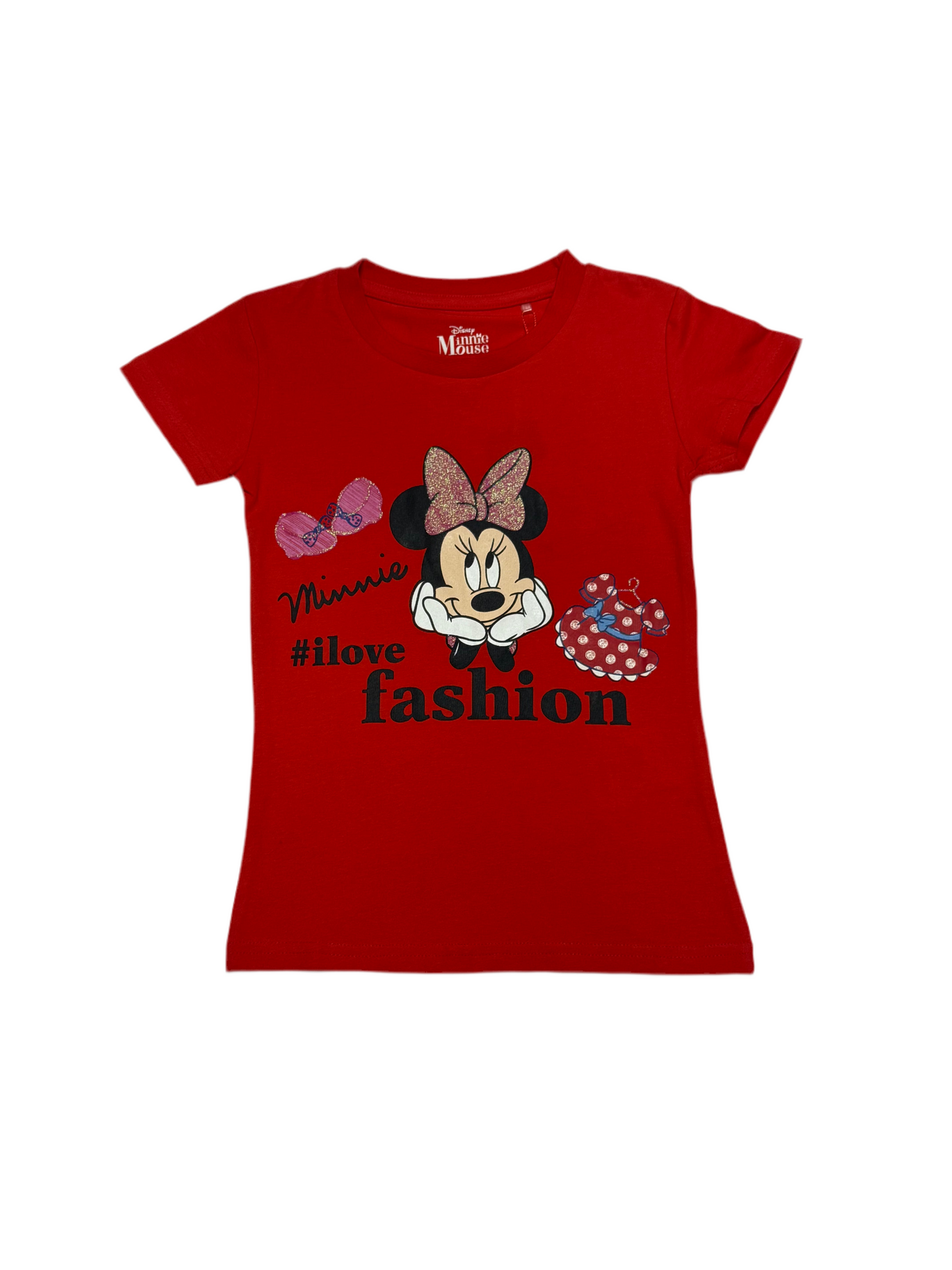 Camisa roja niña Minnie Disney MM-2405 promo 3x1000
