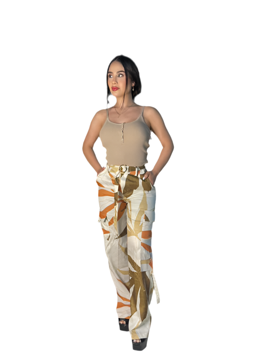Pantalón cargo dama Intrigue beige IN3-2288 690590