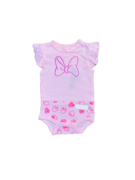 Mameluco Minnie bebe niña rosado