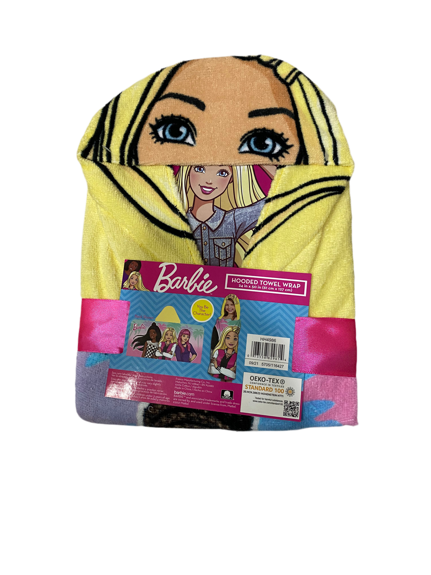 Toalla de baño barbie