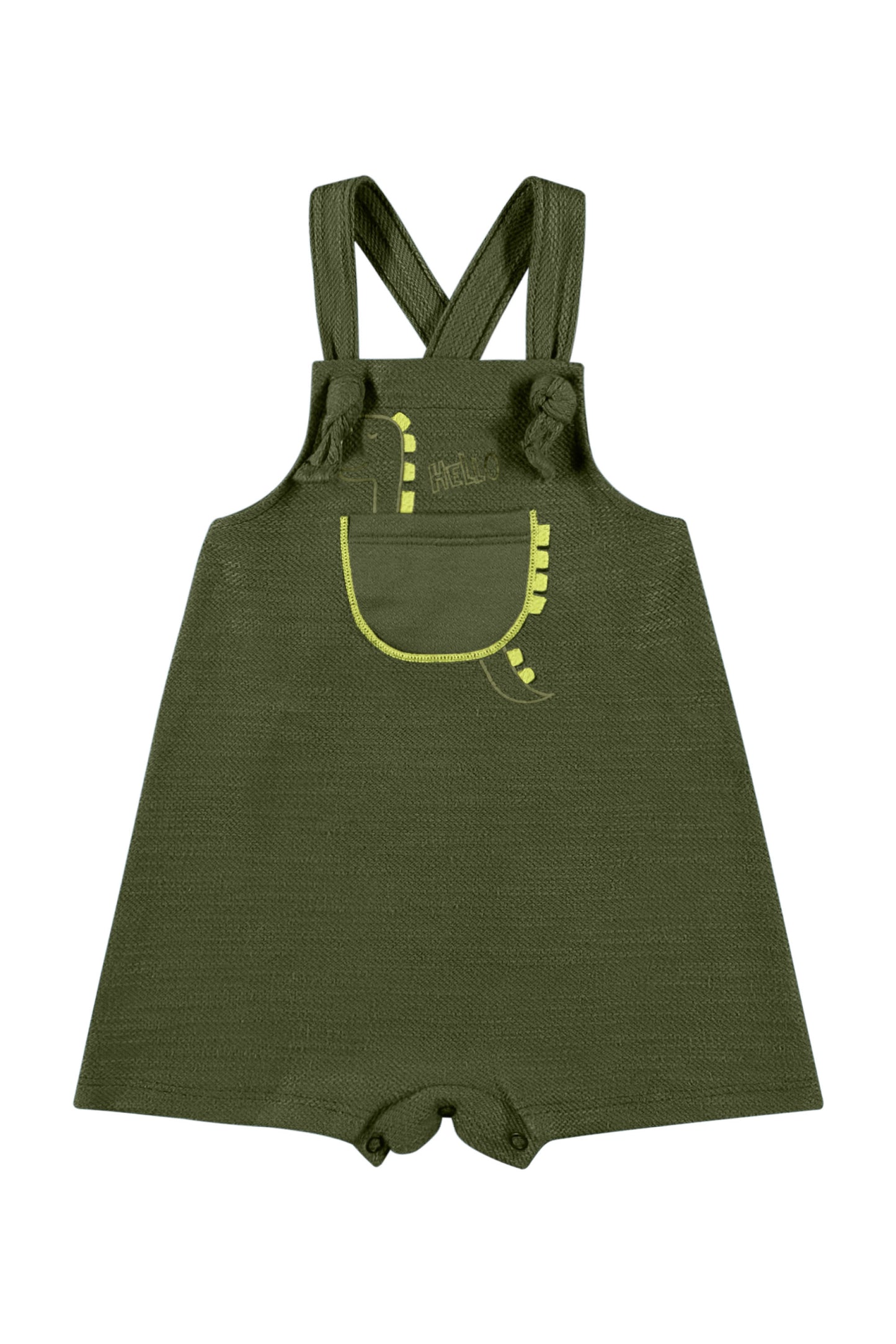 Set 2 piezas overall verde dinosaurio quimby bebe Niño 34229-000106