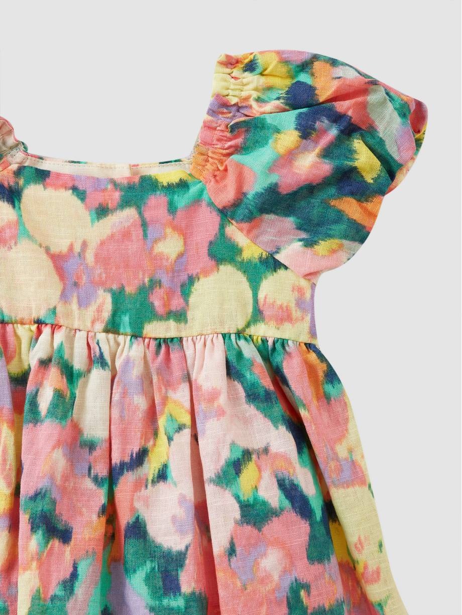 Vestido flores colores Gap bebe niña