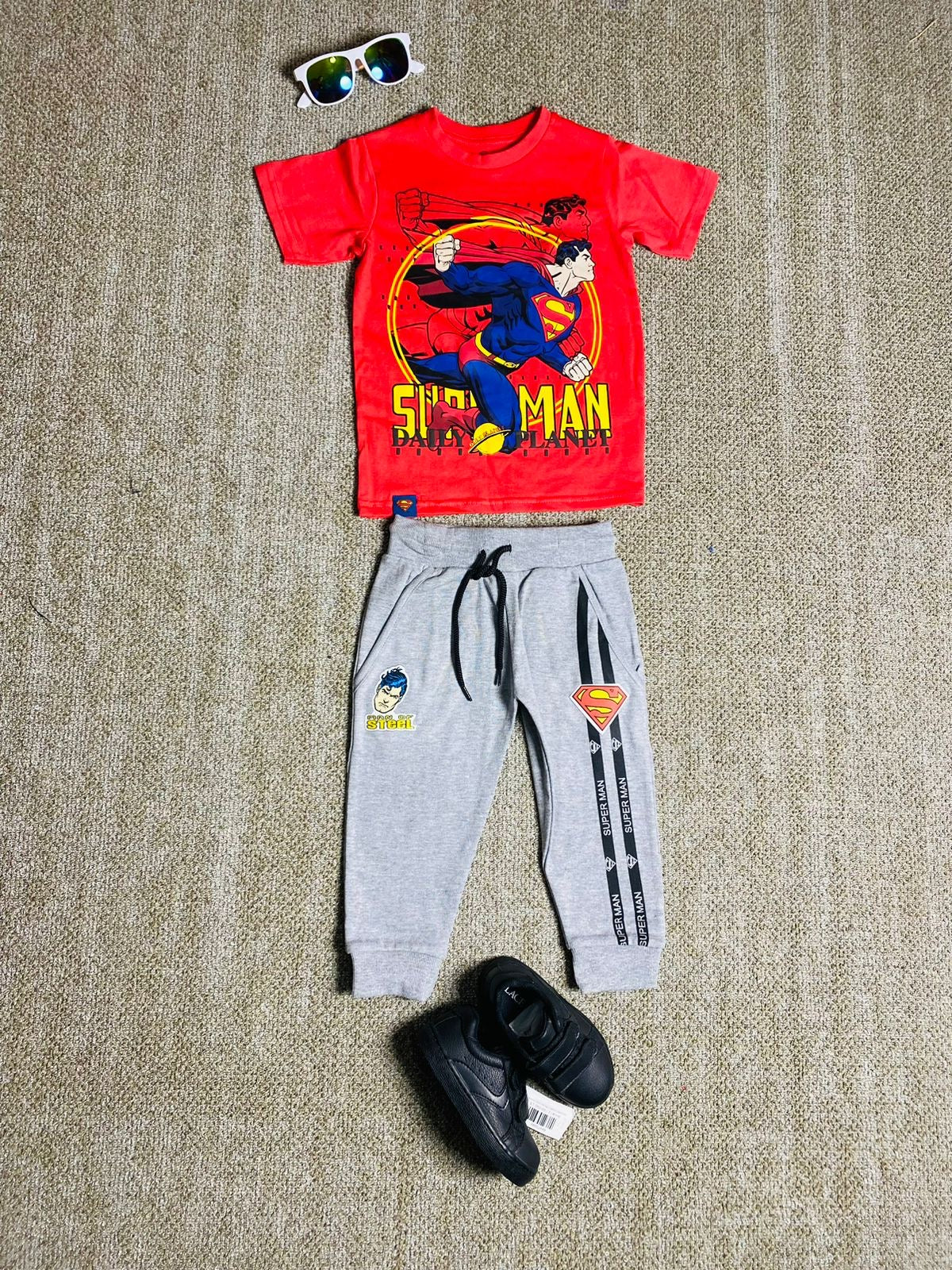 Set 2 piezas jogger superman niño C9-SM-956N 490445