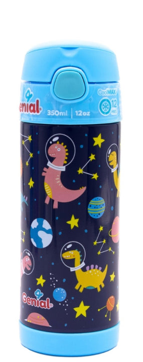 Termo azul dinosaurio genial Termico niño