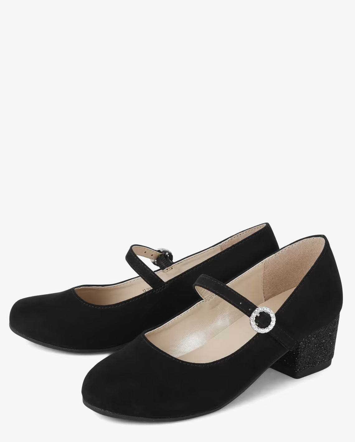 Zapatillas negras 2025 tacon