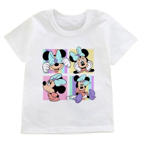 Camisa blanca niña Minnie