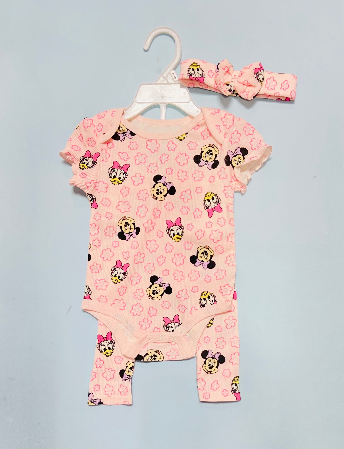 Set 3 piezas Minnie rosado Disney niña