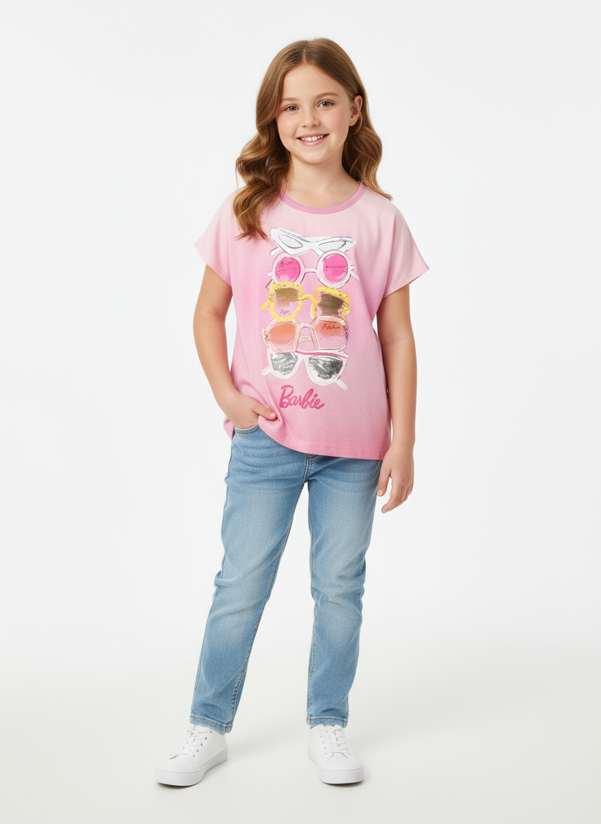 Camisa rosada Barbie Disney BA-90025