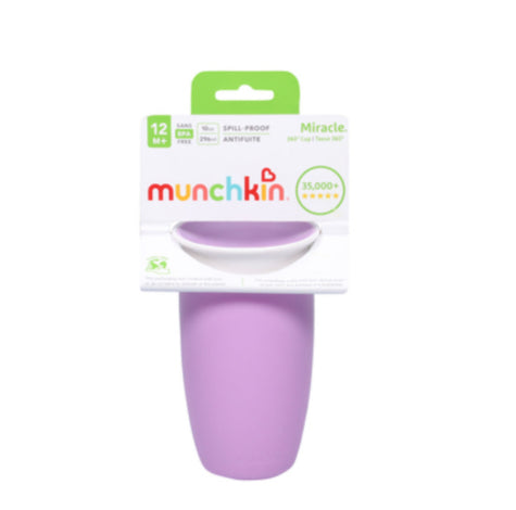 Vaso antiderrame morado munchkin bebe