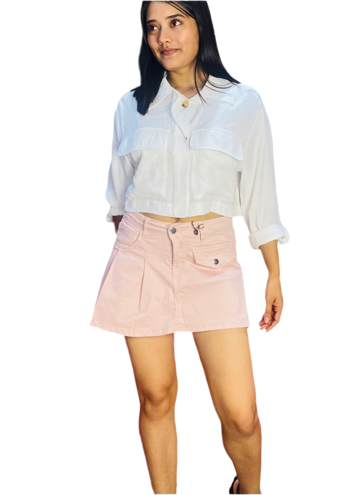Falda short Chic Mi dama WS1202-3 490380 Rosado