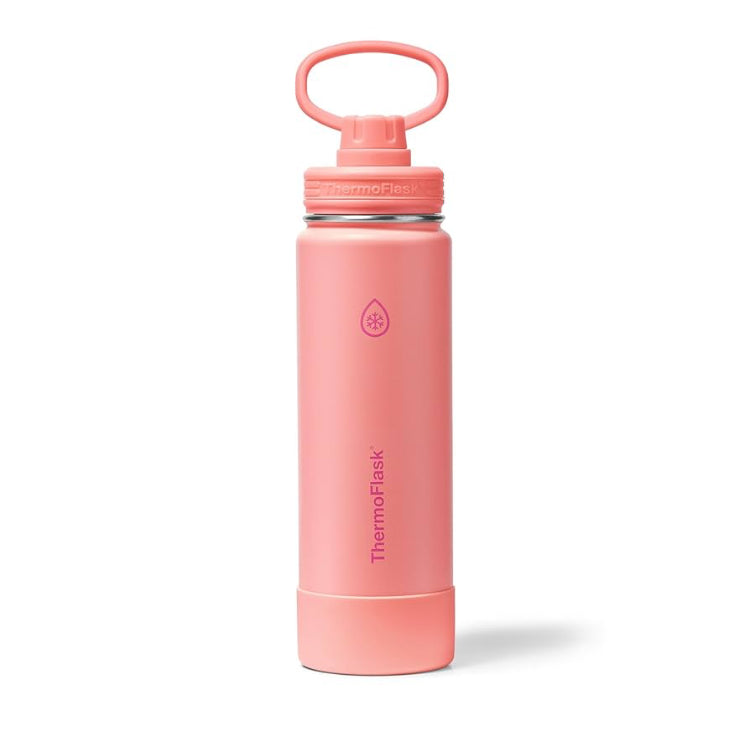 Termo Bote termico flash naranja neon acero inoxidable 16oz