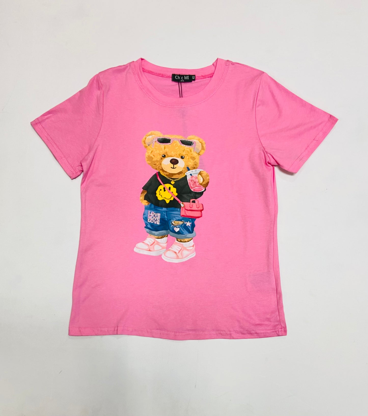 Camisa rosada oso niña Chic mi CTG1253-54