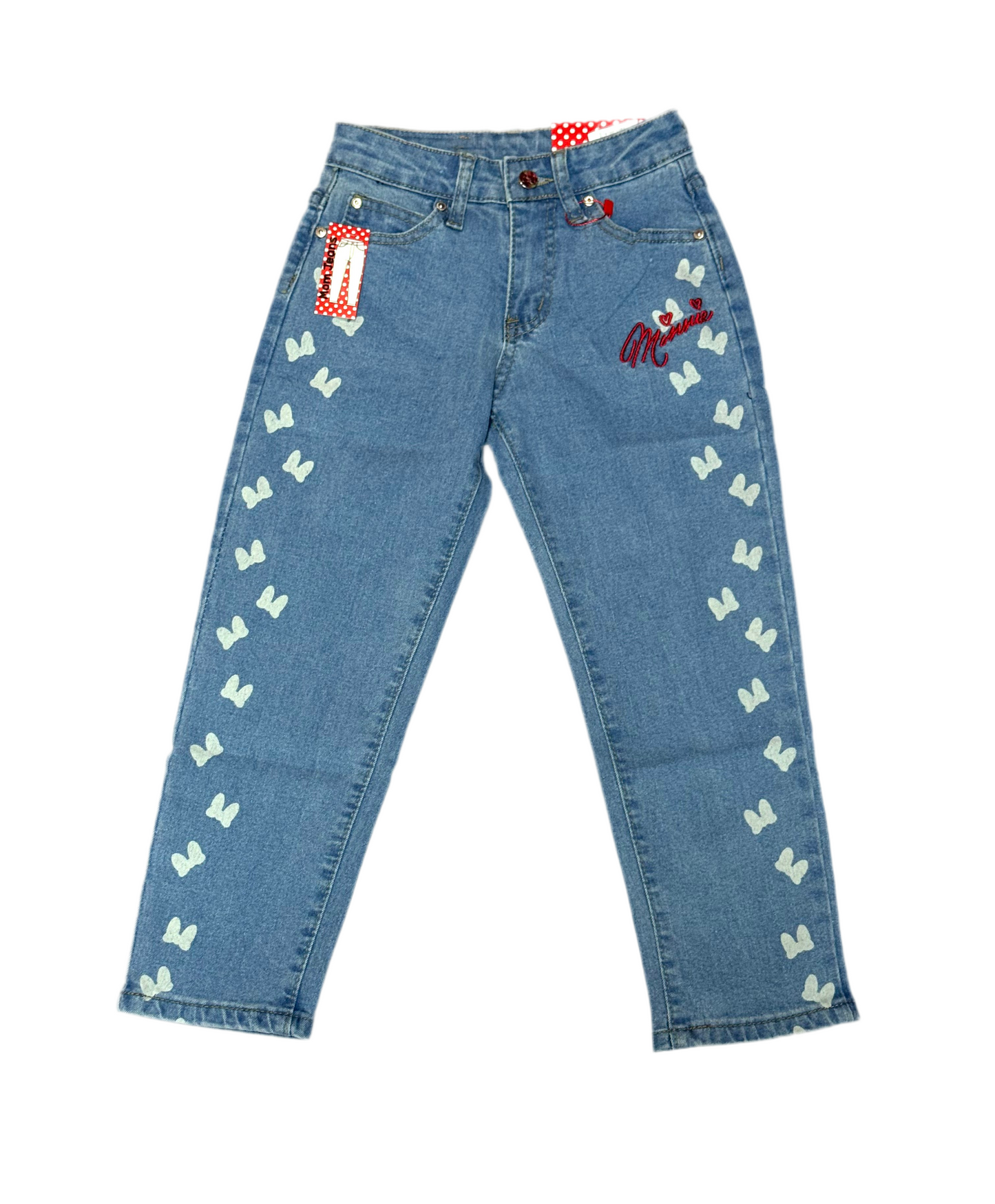 Pantalon jeans azul claro niña minnie Disney MM-2516