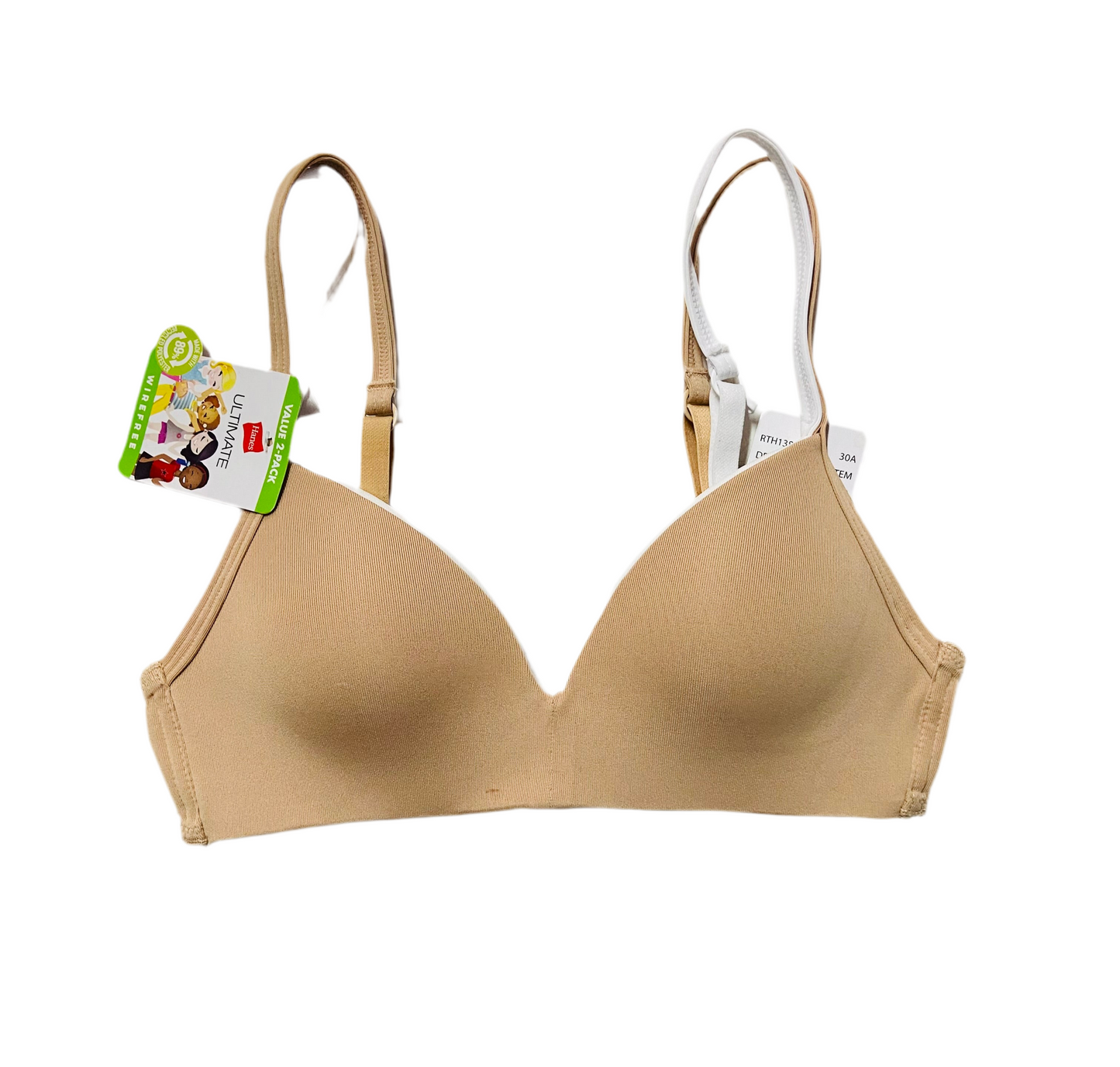 Set 2 piezas centros ropa interior niña Hanes