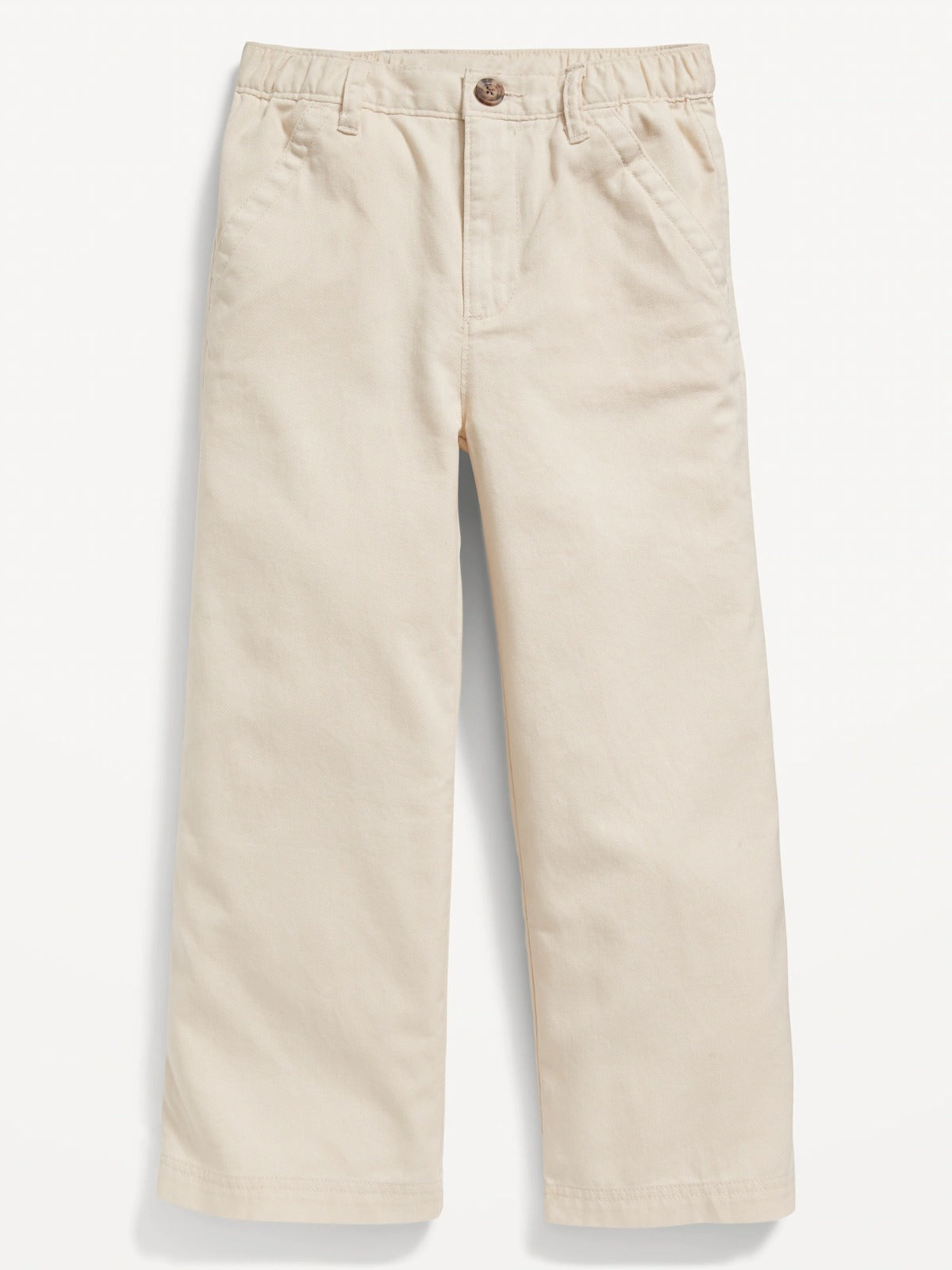 Pantalon blanco Old Navy Niña High-Waisted Wide-Leg Chino