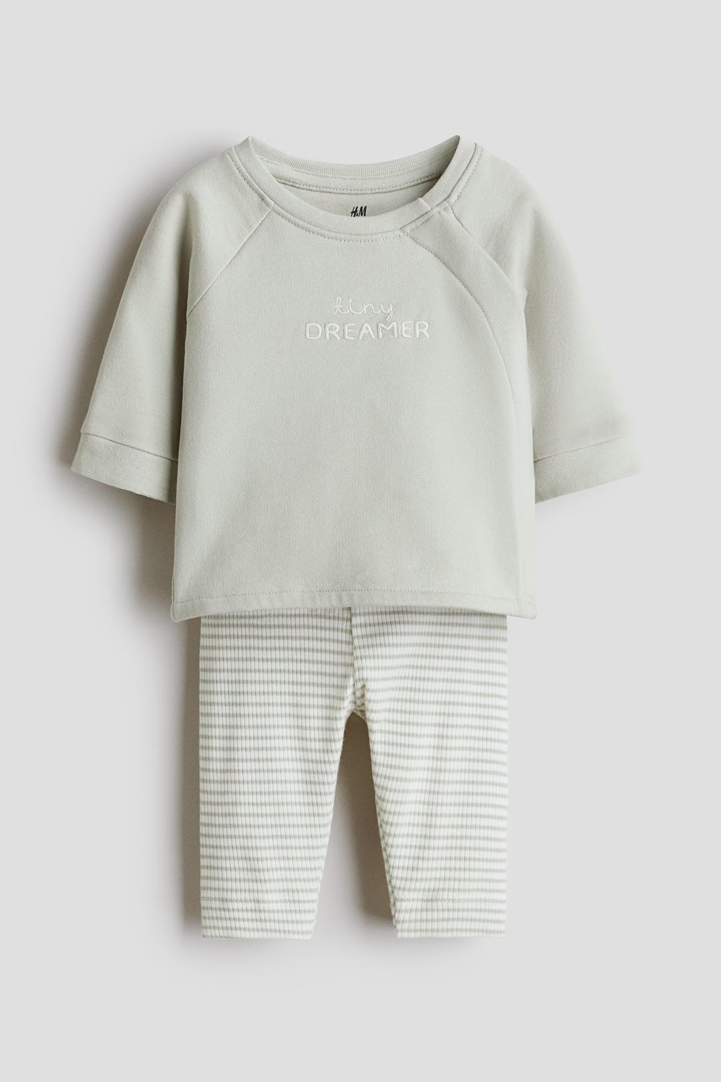 Set conjunto 2 piezas camisa verde pantalon blanco bebe niño 1167835033