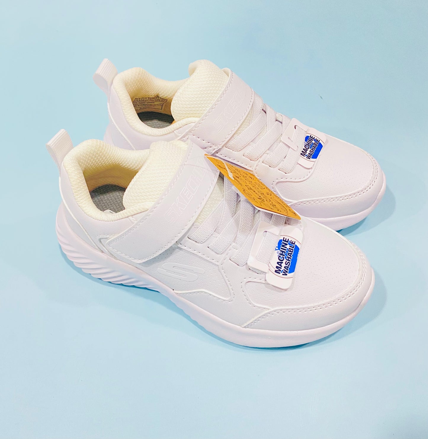 Tenis blancos Skechers Unisex niña niño