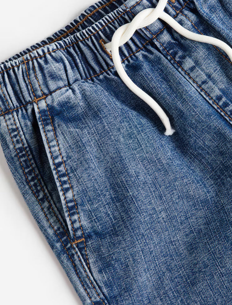 Pantalon Jogger Jeans azul H&M niño