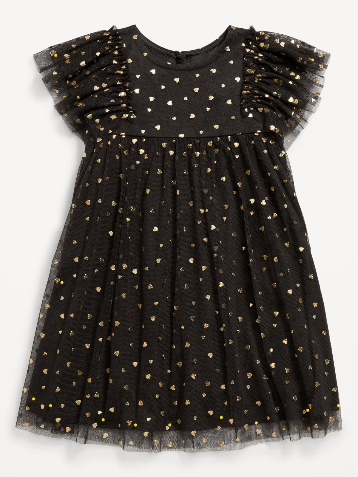 Vestido negro old navy niña tule tutu